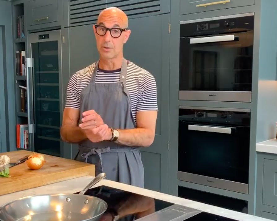 Watch Actor Stanley Tucci Shows Us How To Cook Marinara Sauce And