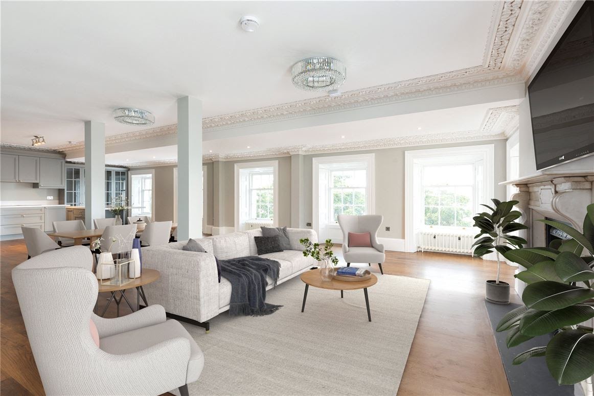 This 3bedroom apartment is for sale in Dun Laoghaire for €1.75 million